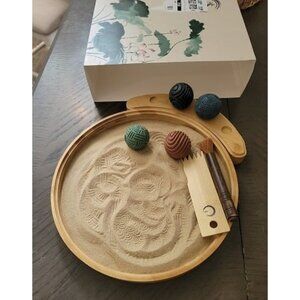 New Japanese Zen Garden Kit for Desk - Premium Sand Garden - Mini Zen Décor